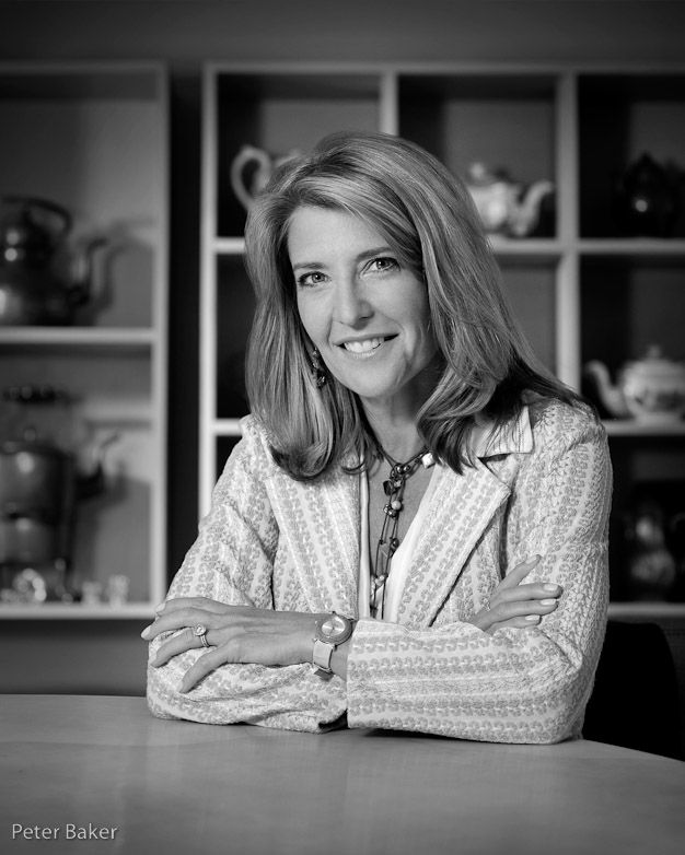 office portrait B&W retouched